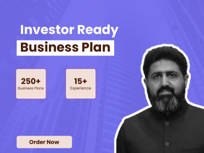 Investor Ready Business Plan, Pitch deck for SBA loan, Immigration