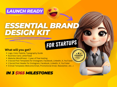 A Startup Essential Brand Design Kit