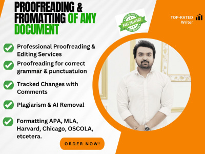 Excellent Proofreading, Editing & Formatting Services
