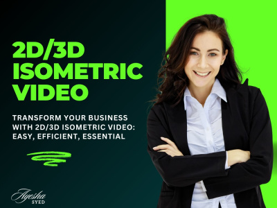 3d Isometric illustration |custom 3d isometric animation