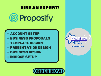 Your professional business proposal template design on proposify