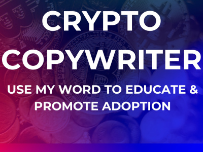 Captivating and compelling crypto copywriting and crypto content writing