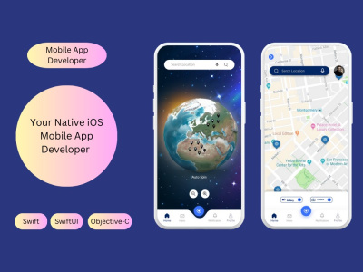 IOS developer (Swift/SwiftiUI/Objective-C) Native iOS Mobile App Developer