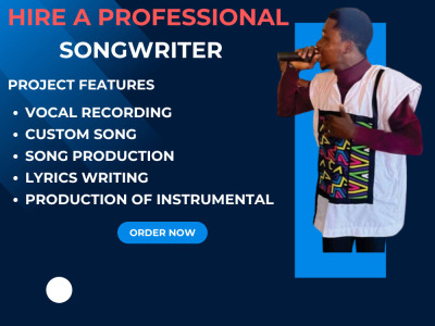 Female singer, lyrics writer, female rapper for pop, edm, rock, rnb song