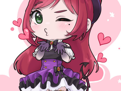 Cute chibi style illustrations of your oc and characters