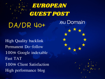 EU guest post on high DA DR European .eu websites