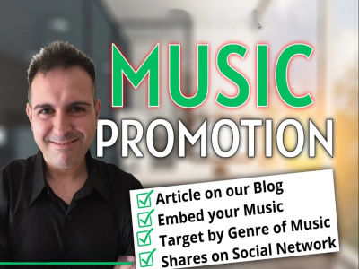 Organic promotion in our blog for spotify song promo music, spotify promote