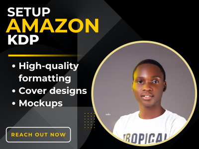 Professional Amazon KDP Book Formatting, Cover Design, and Mockups