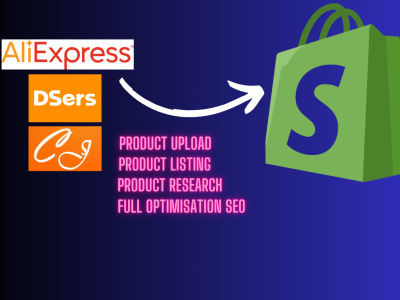 Shopify Product listing, Shopify Product upload, Shopify Store Assistant VA