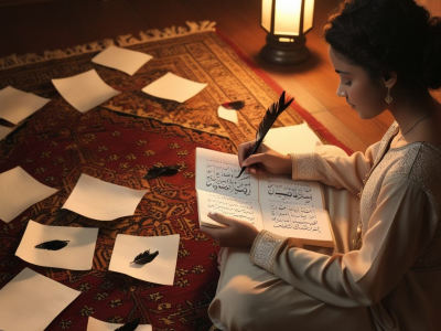 Arabic poem or song lyrics for any occasion or genre