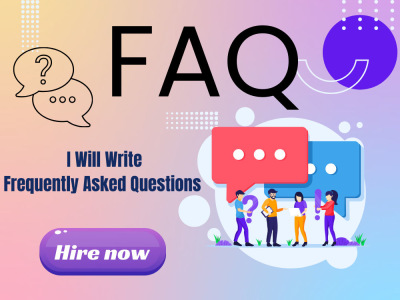 Professional FAQ Writing Service
