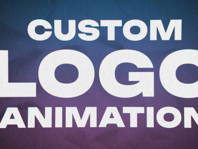 A custom logo animation according to your requirements