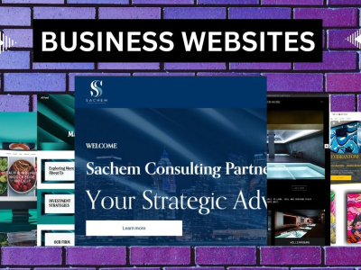 Business consulting website, strategy website, capital fund management web