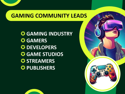 Game Developers | Game Studios | Publishers Gamers | Game Writers Leads.