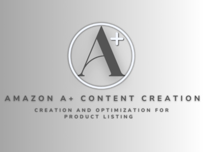 Amazon A+ Content Creation for Product Listings