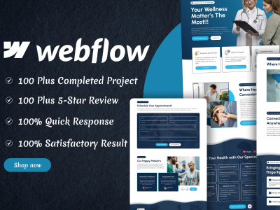 A mobile responsive and optimized Webflow website with animations | Upwork