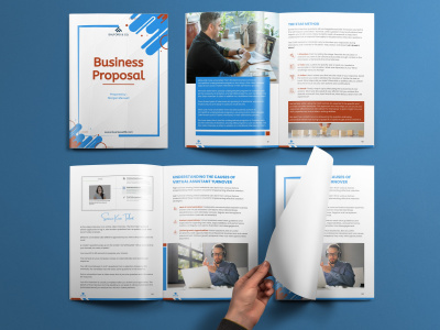 Company profile, business brochure, proposal, annual report, booklet design