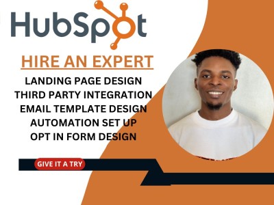 Get Hubspot CRM landing page, Hubspot Email Template & automation