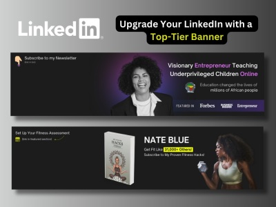 A top-tier LinkedIn banner that will boost your profile to new heights