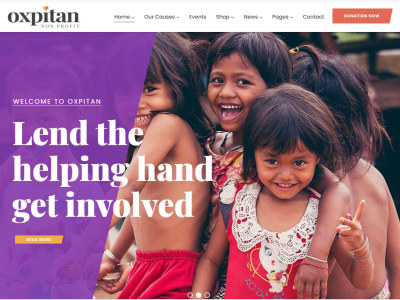 Charity website donation website non profit website charity website