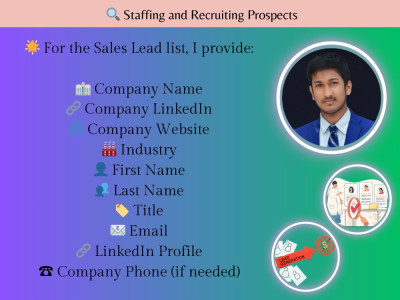 🔍 Staffing and Recruiting Prospects