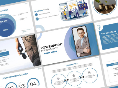 A professional Powerpoint or Canva presentation, pitch deck, proposal