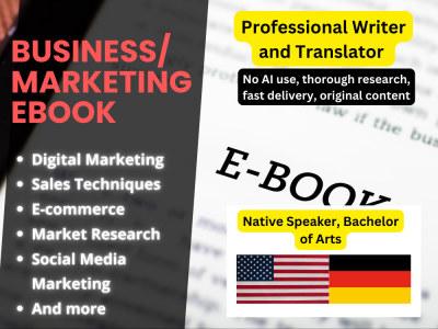 A Business/Marketing ebook that serves your goals!
