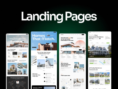 A professional landing page developed for your real estate business ...