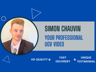 Video Testimonial Young Male Actor UGC French / English