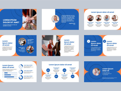 Fully editable pitch deck PowerPoint presentation