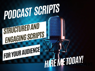 Podcast scripts, on finance business, tech, sustainability | Upwork