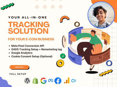 Meta Pixel|Google Analytics| Google Tag Manager| GA4|GTM| Ecom Tracking