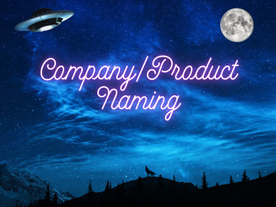 A uniquely memorable and enticing name for your company or product.