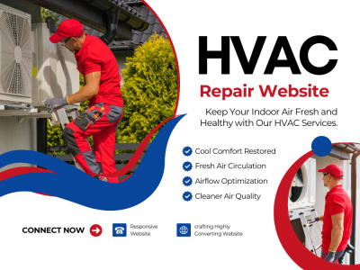 Hvac, roofing, construction, real estate, plumbing, contractor website