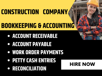 Quickbooks Online bookkeeping of Construction Company