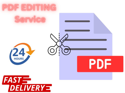 PDF Editing Service Using Adobe Acrobat Pro Fast Service