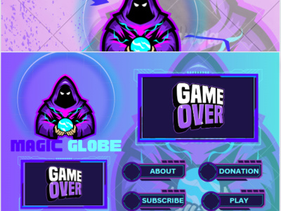 Custom Twitch/Kick Branding | Logos,Stream Overlays,Animated Screens&Panels