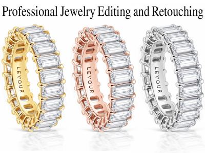 Professional Jewellery image retouching and enhancement jewelry Photoshop