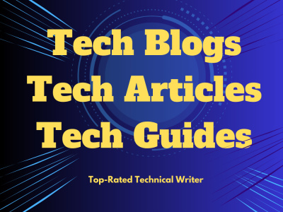 Well-researched Tech Blogs and Technical Articles by pro Technical Writer