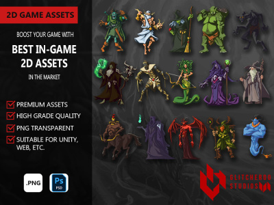 A High-Quality 2D In-Game Assets, UI, and Icons for Your Game