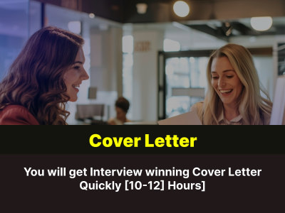 Interview winning Cover Letter in any language Quickly [10-12] Hours]