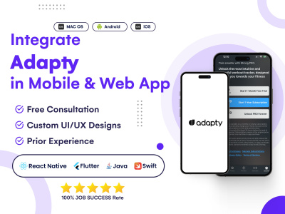 Adapty Integration to Optimize In-App Purchases with React Native & Flutter