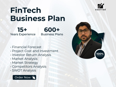 Investor Ready / SBA & Bank Loan business plan for Fintech Business