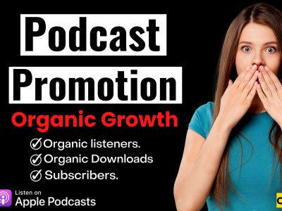 Apple podcast promotion with massive audiences