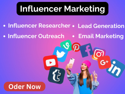 Niche target Instagram influencers, Influencer marketing, Outreach VA