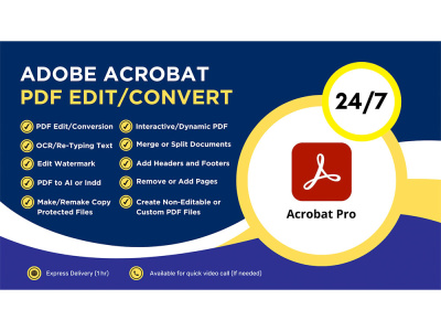 Professional PDF Editing & Converting Services Within an Hour