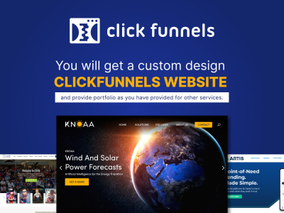 A fantastic Click Funnels Landing Page Design & Developed.