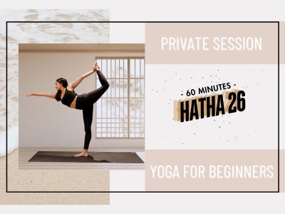60-minutes Private Yoga Session Online : Hatha 26