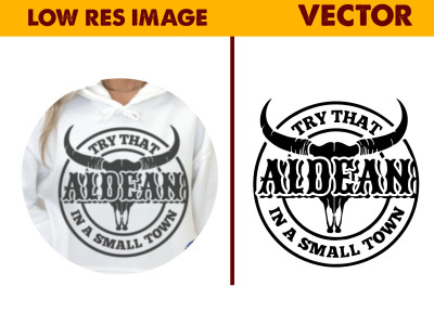 Vector Tracing/ Vector Illustration| Vector Art/ Vector Design from Raster