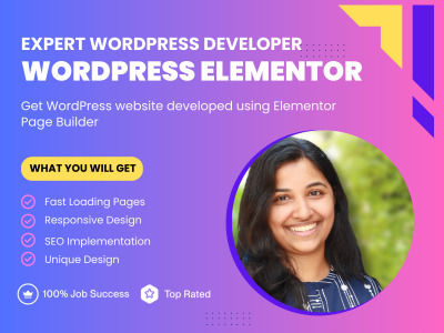 WordPress Developer, Elementor WordPress Developer, WordPress Expert